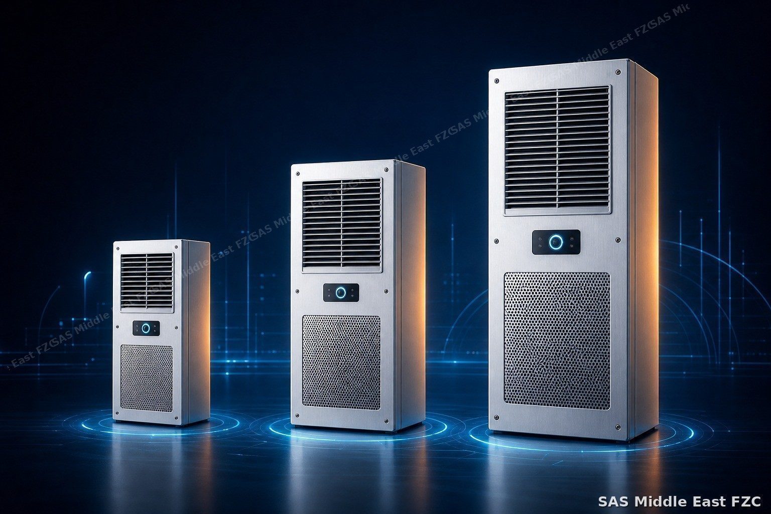 SAS ClimaLink panel air conditioner product family from 350W to 2500W