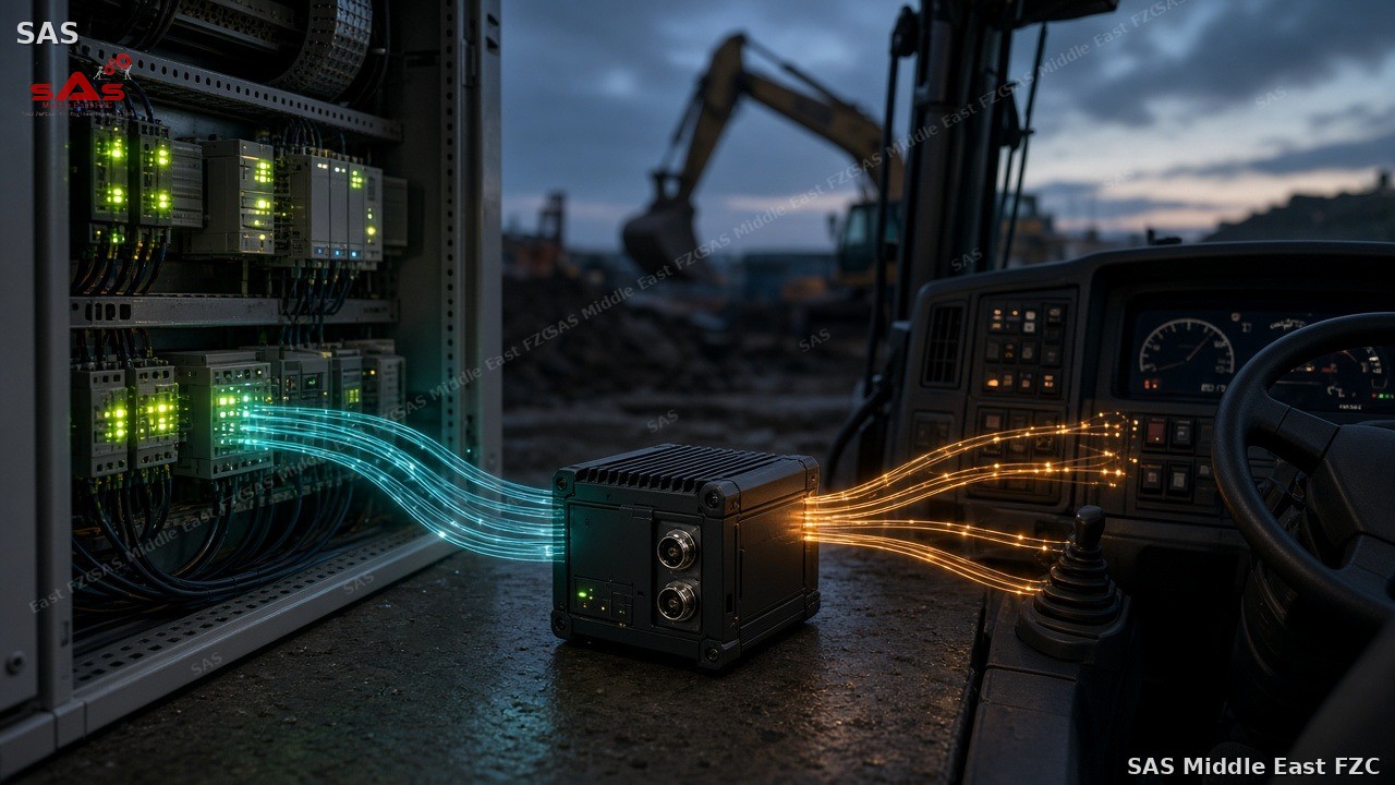 Industrial plant and vehicle CAN bridging with SAS IntelliLink PSCU