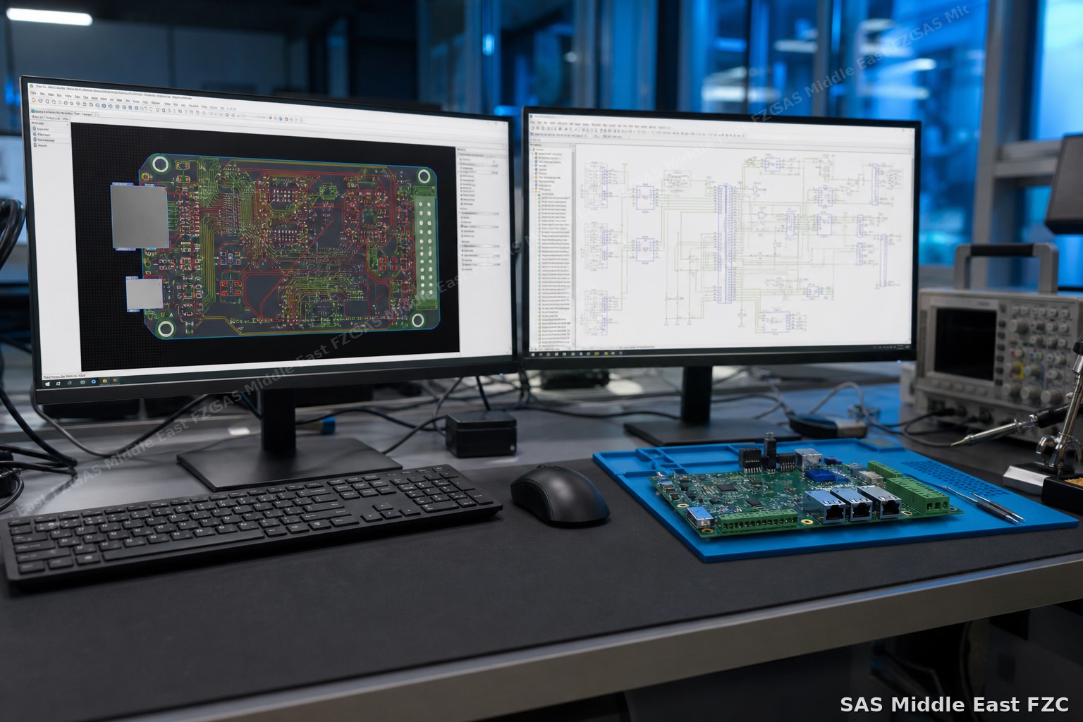 PCB layout and schematic design for custom OEM industrial connectivity hardware