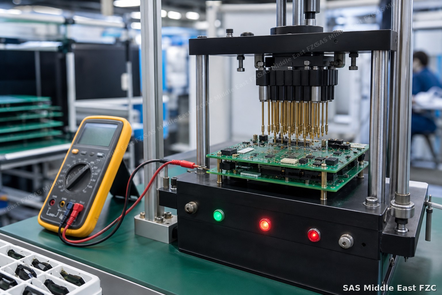 Production test fixture for OEM circuit board QA and functional test