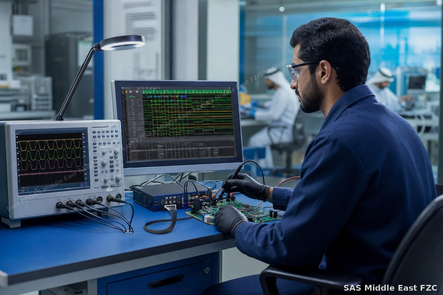 Serial and RS-485 protocol validation with logic analyzer on OEM embedded hardware
