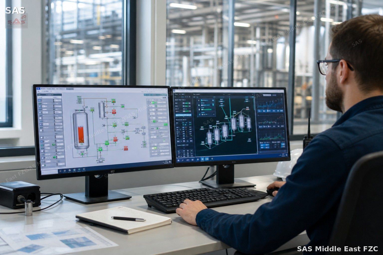 Industrial software engineering — SCADA and HMI development workstations