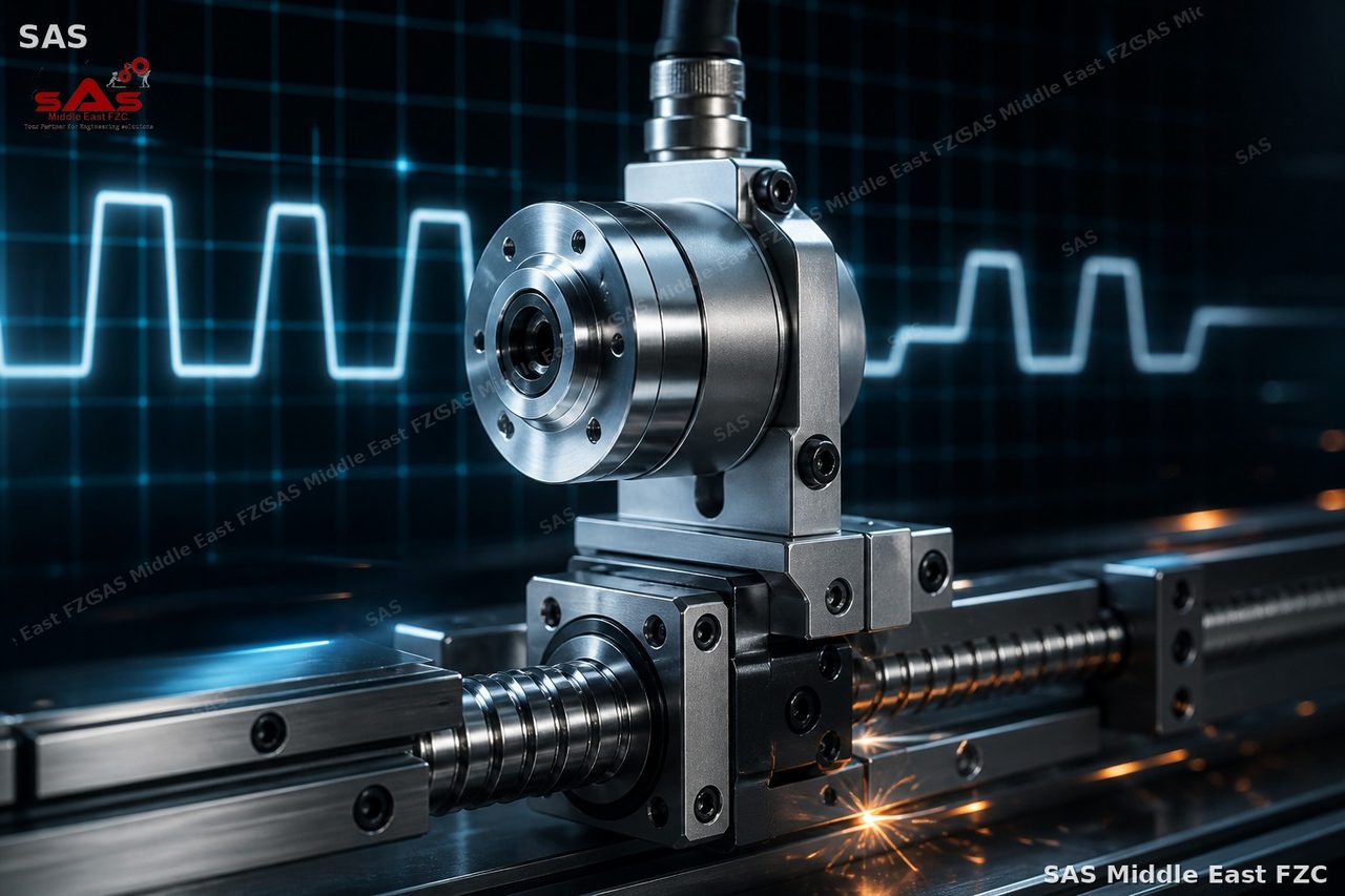 Rotary encoder on a ball-screw axis — encoder resolution calculator