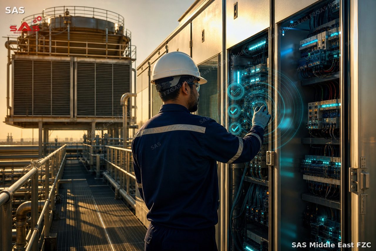 GCC plant electrical cabinets with rooftop cooling — panel cooling checklist