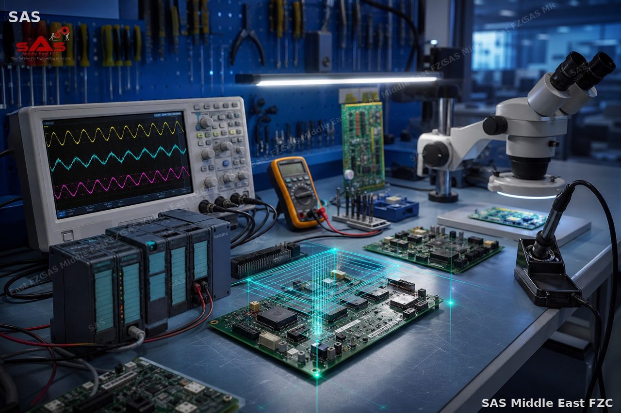 Electronics repair diagnostics bench — repair and reverse-engineering intake